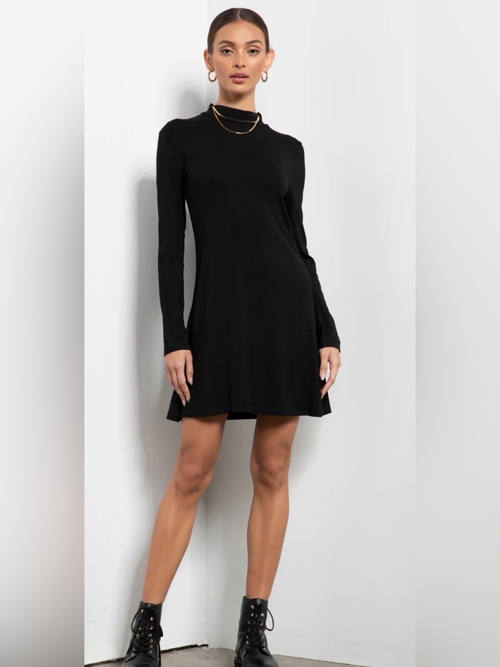 Reformation ribbed black dress small